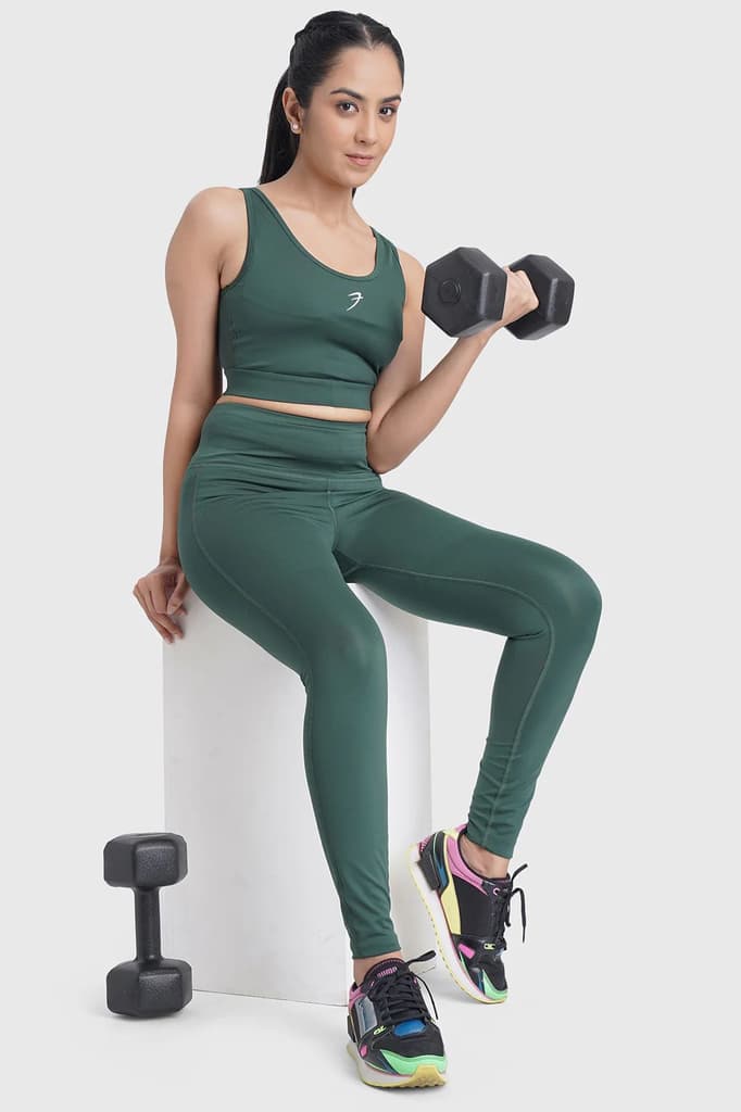 Active Full Support Sports Bra Green — photo 2