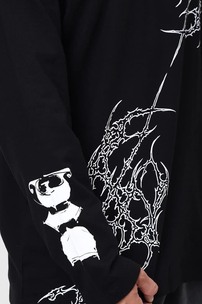 Die Lifting Fullsleeves T-shirt Black — photo 3