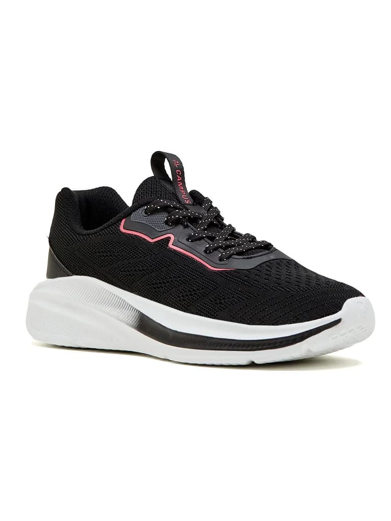 SPREE Black Women's Running Shoes — Black / 4