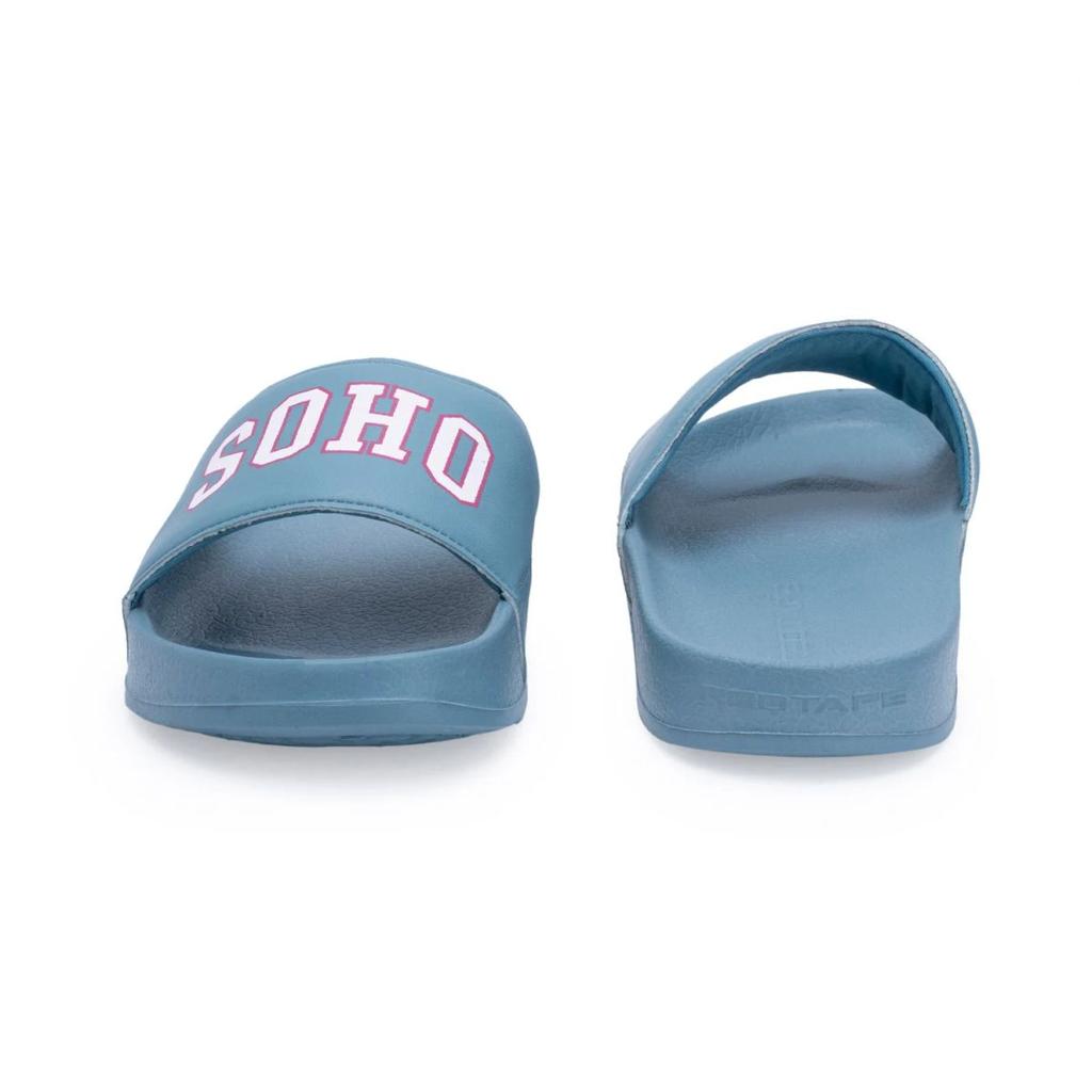 Womens Sliders in Sapphire Blue | Casual Pool Sliders — photo 4
