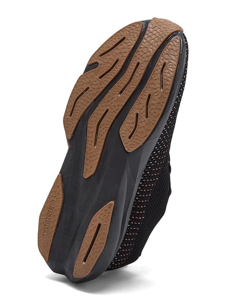 AMPOR Black Men's Running Shoes — photo 4