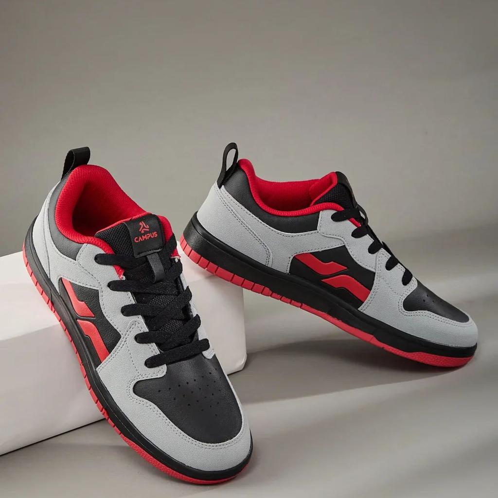 CRUVO Black Men's Sneakers