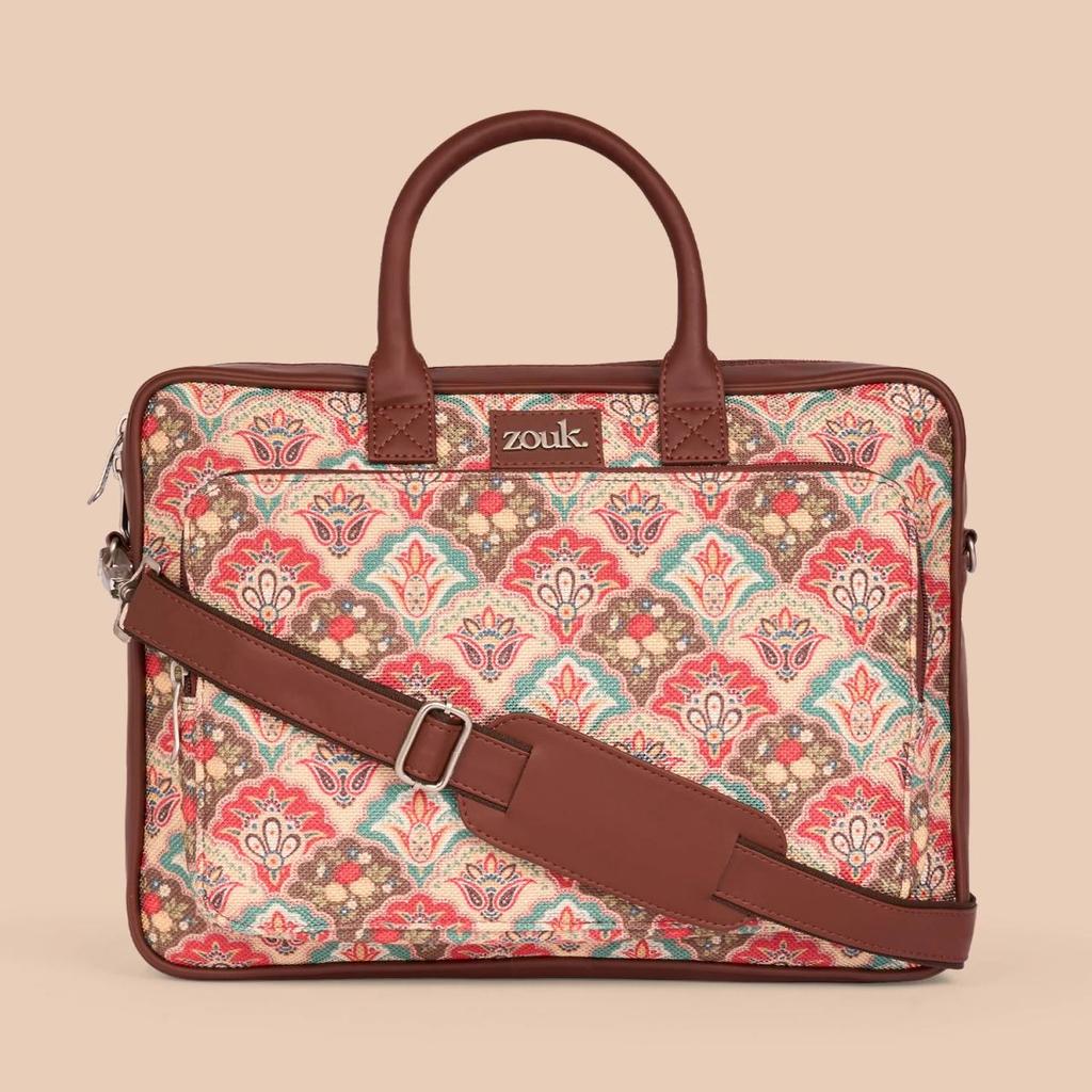 Mughal Art Multicolor Laptop Bag