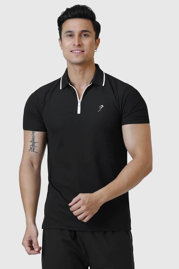 Stride Polo T-shirt Black — photo 5