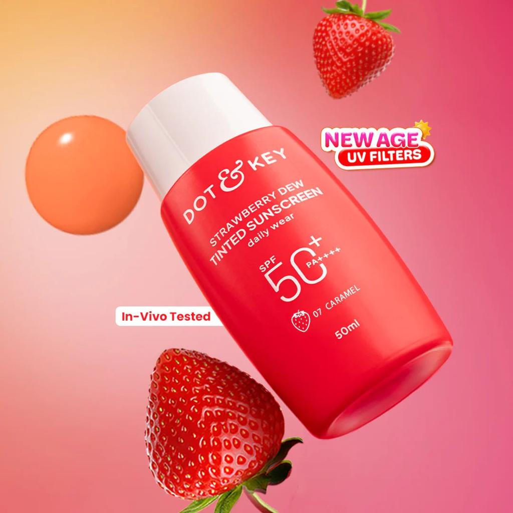 Strawberry Dew Tinted Sunscreen SPF 50+ PA++++ With New-Age UV Filters — photo 16