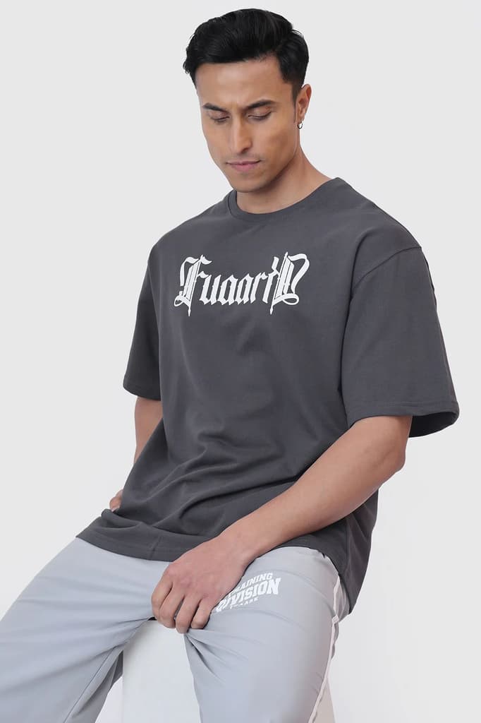 Brookline Oversized T-shirt Dark Grey — photo 5