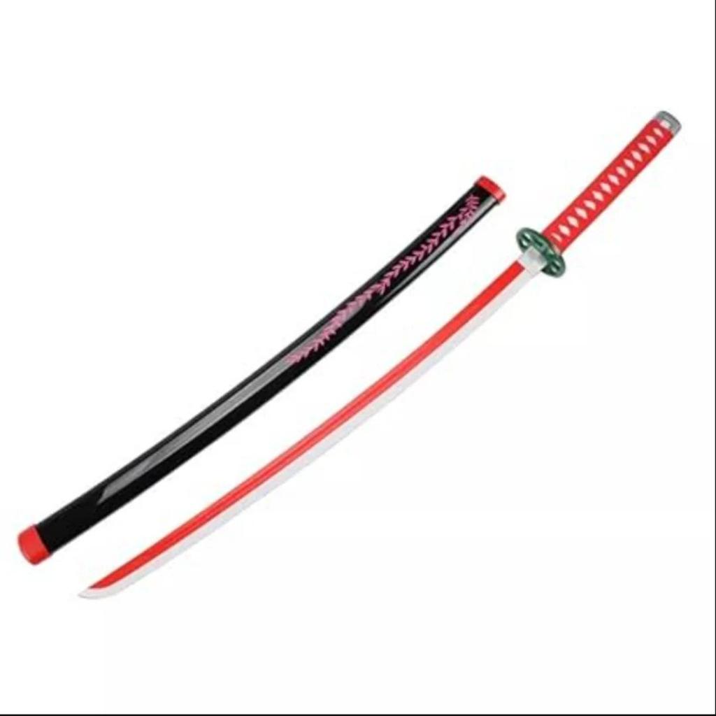 Demon Slayer Nezuko Kamado Nichirin Sword Replica – Demon Slayer Wooden Cosplay Katana — Without LED