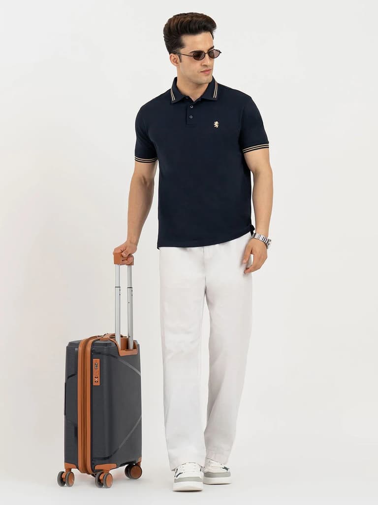 Polo T Shirts for Men in Dark Navy | Classic Polo T Shirts — photo 5