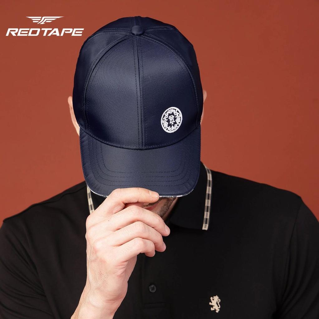 Unisex Blue Solid Polyester Baseball Cap with Adjustable Strap — photo 5