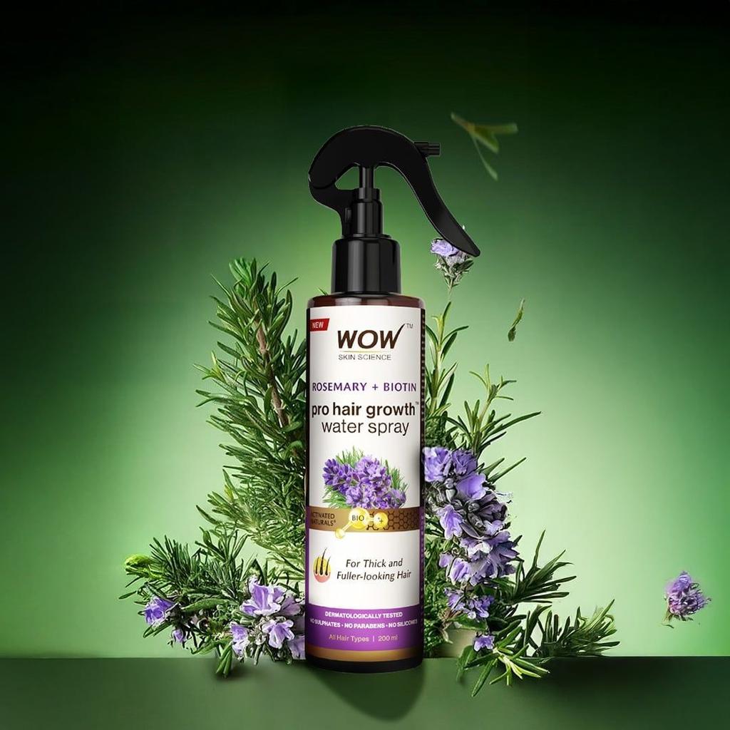 Rosemary & Biotin Hair Growth Water Spray Denser, Thicker Hair