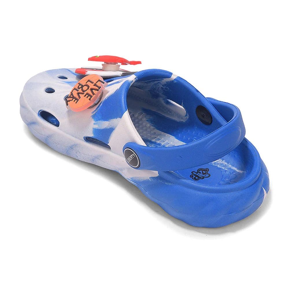 A-HA BEACHWALK6 Royal Blue Casual Clogs Sandal for Kids by Liberty — photo 3