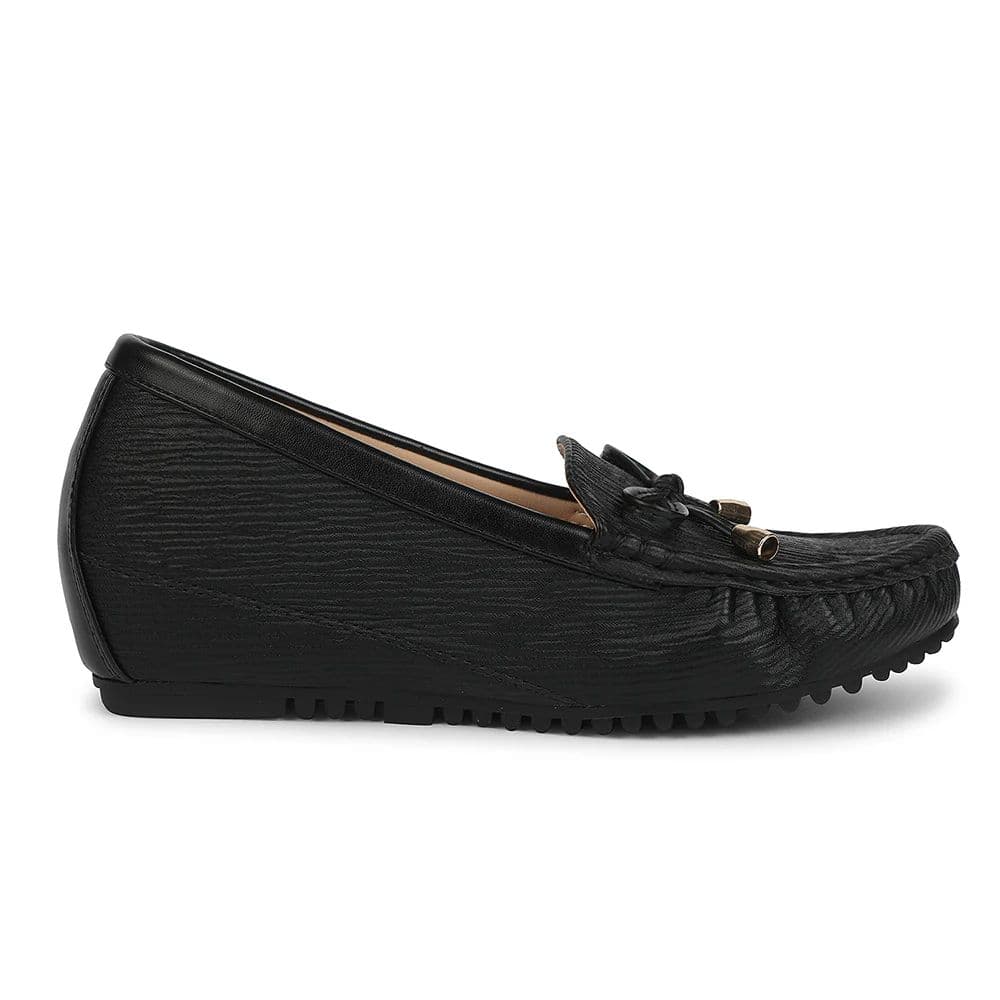 Healers Black Casual Flat Ballerina for Women ZQ-FDBL-18 by Liberty — photo 2