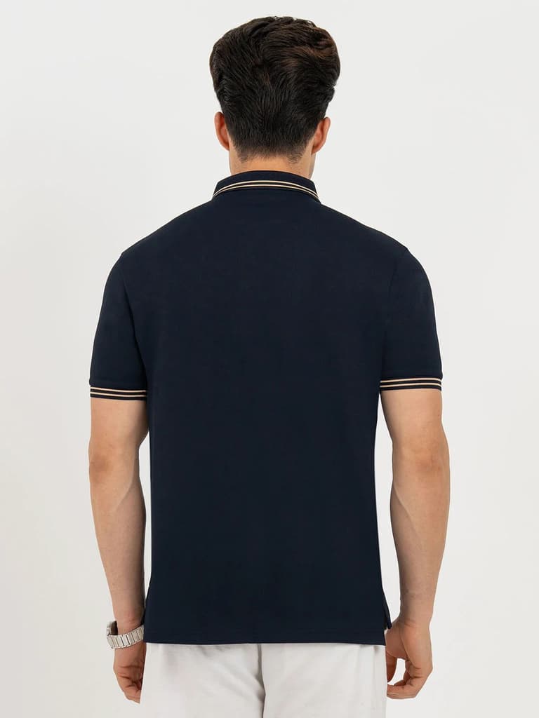 Polo T Shirts for Men in Dark Navy | Classic Polo T Shirts — photo 3
