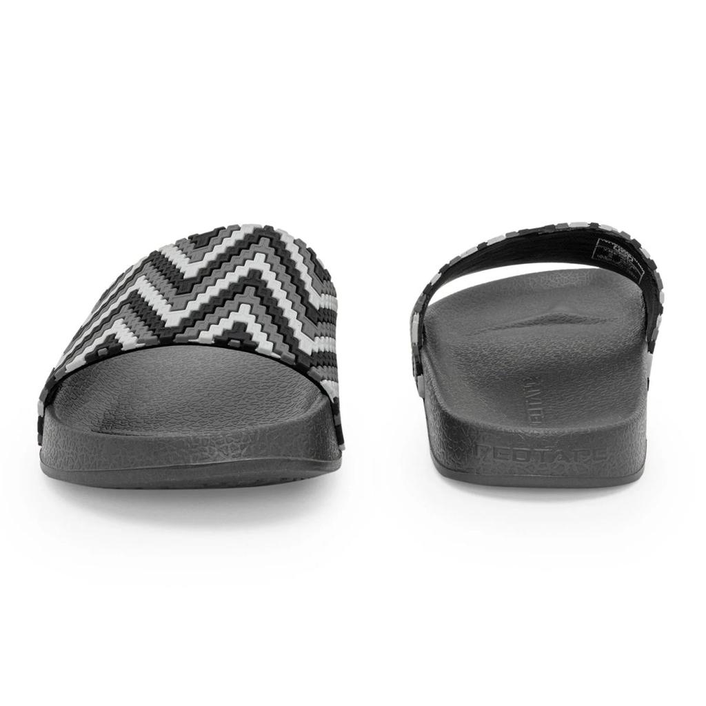 Womens Sliders in Black and White | Casual Pool Sliders — photo 4