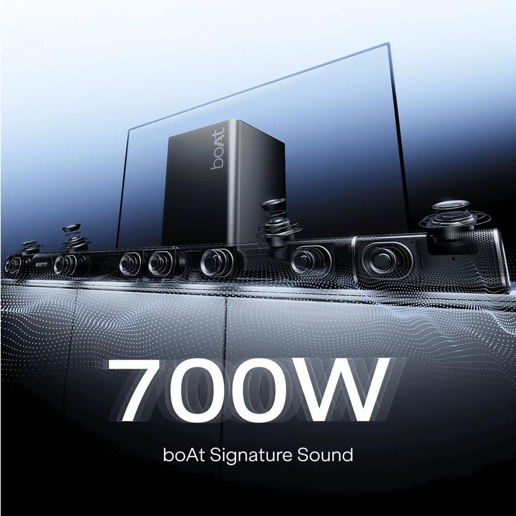 boAt Aavante Prime X | 700W 7.1.4 Channel Soundbar with Wireless Subwoofer & Satellites — photo 2