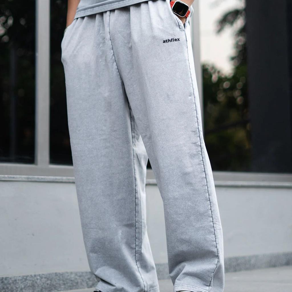 Acid Wash Baggy Pants