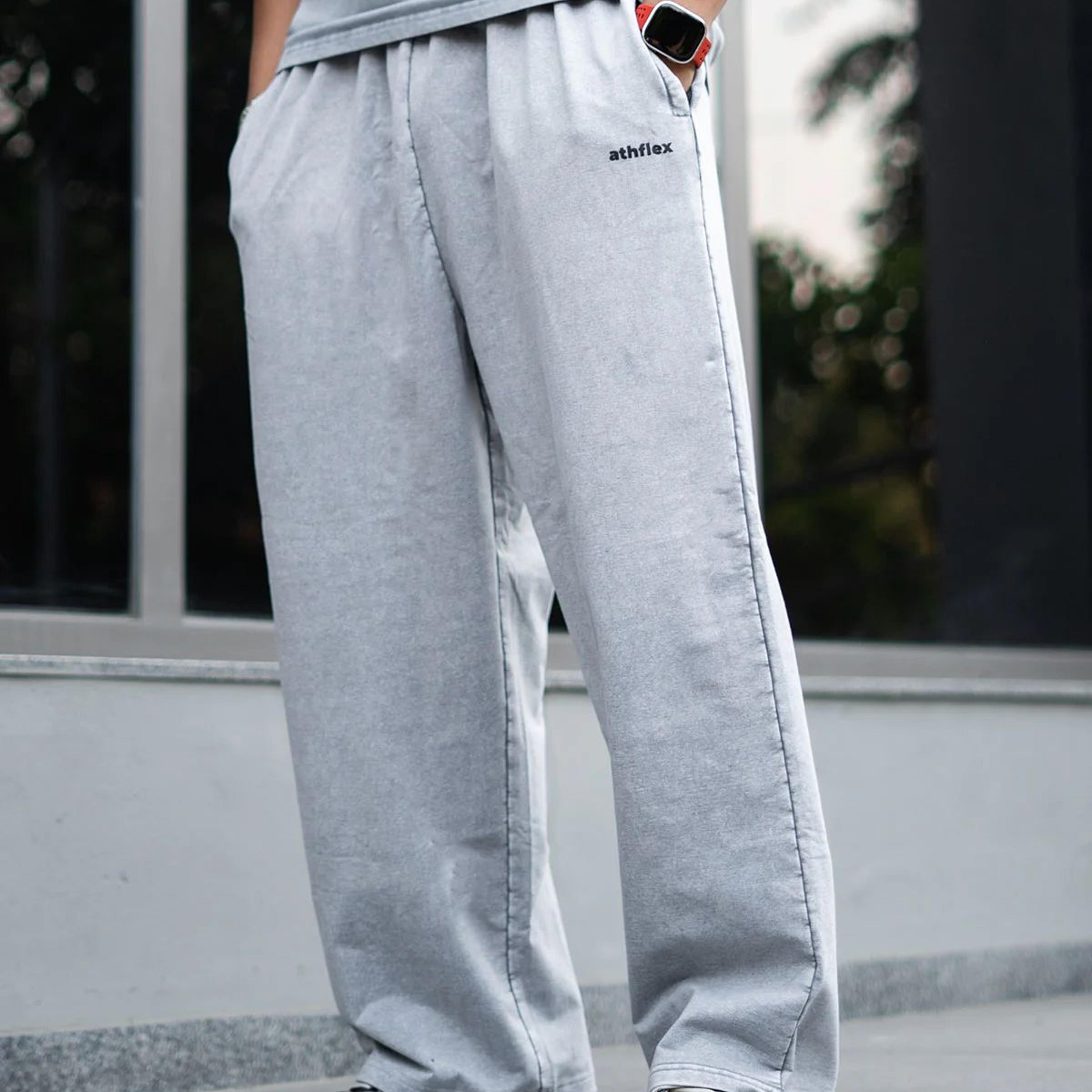 Acid Wash Baggy Pants
