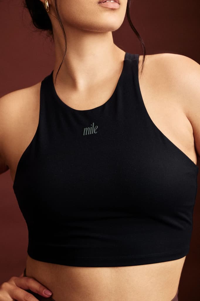 Black OnTheGo Cropped Tank — photo 4