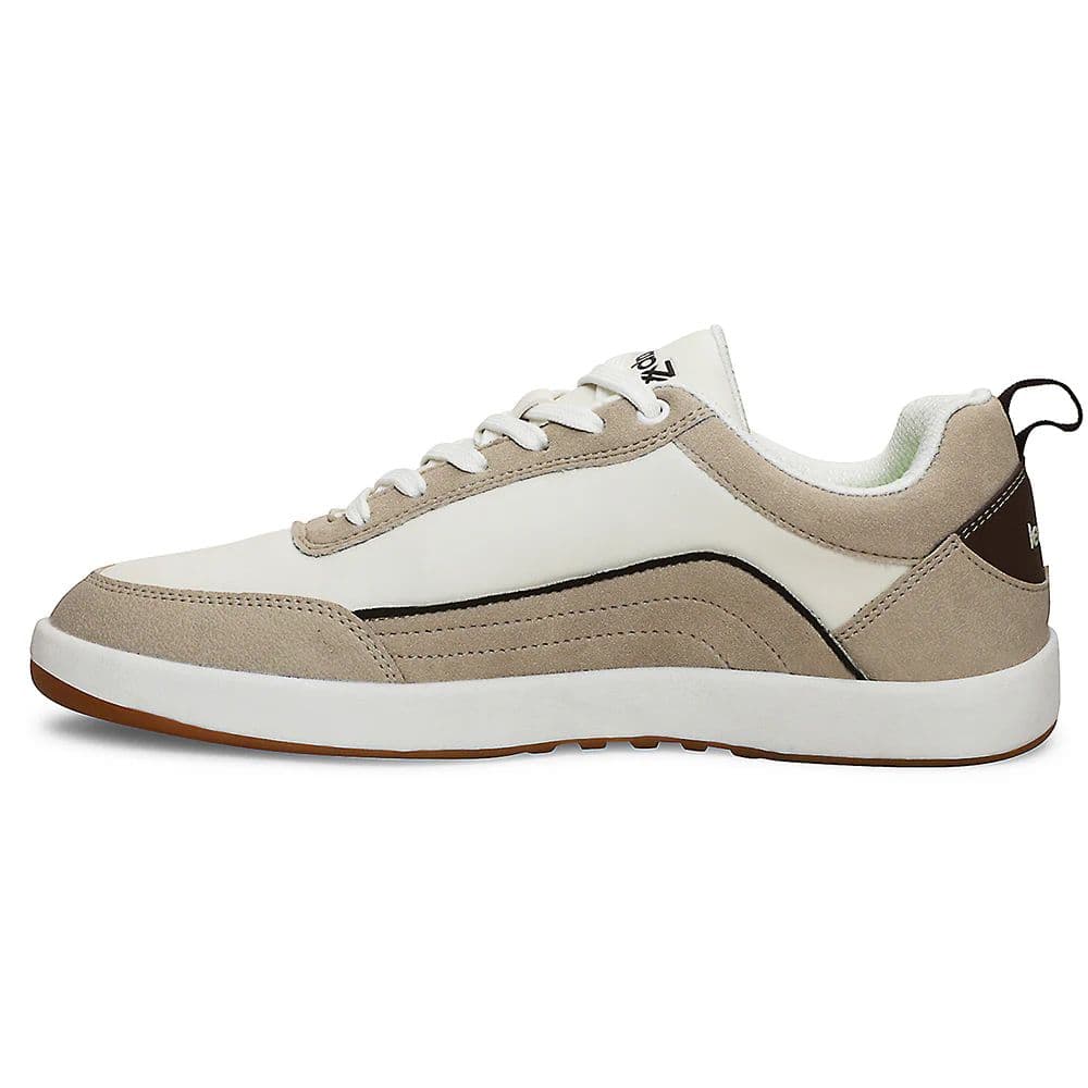 Leap7x Beige Casual Lacing Sneakers For Men CLASTO-2E By Liberty — photo 3