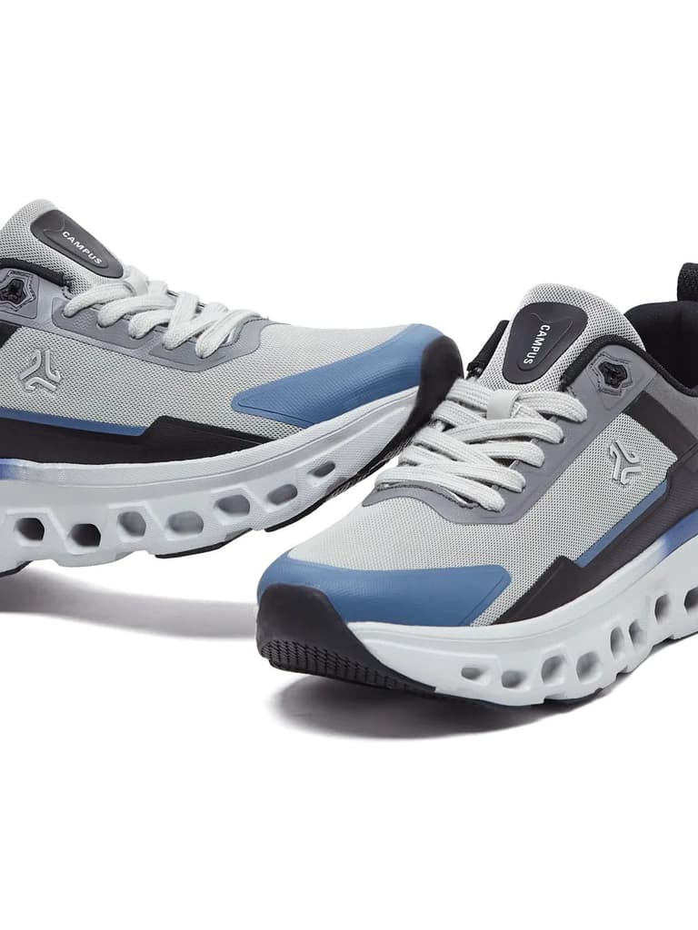 TRASKO Grey Men's Running Shoes — photo 7