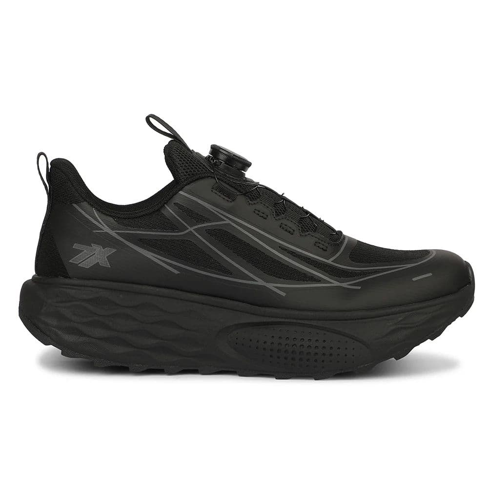LEAP7X ZQ-WFM-03 Men's Twist & Go Black Sports Non lacing Walking Shoes for Men by Liberty — photo 2