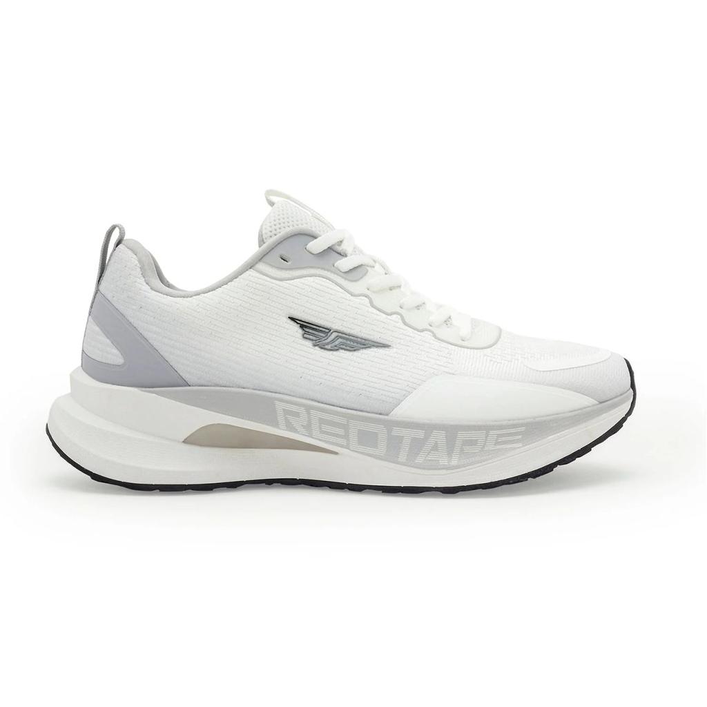 Athleisure Sports Shoes for Men in White and Grey | Low-Cut Shoes. — photo 2