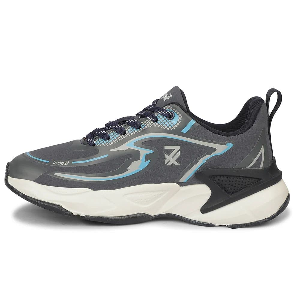 LEAP7X GLADIATOR Navy Blue Sports Running Shoes for Men By Liberty — photo 5