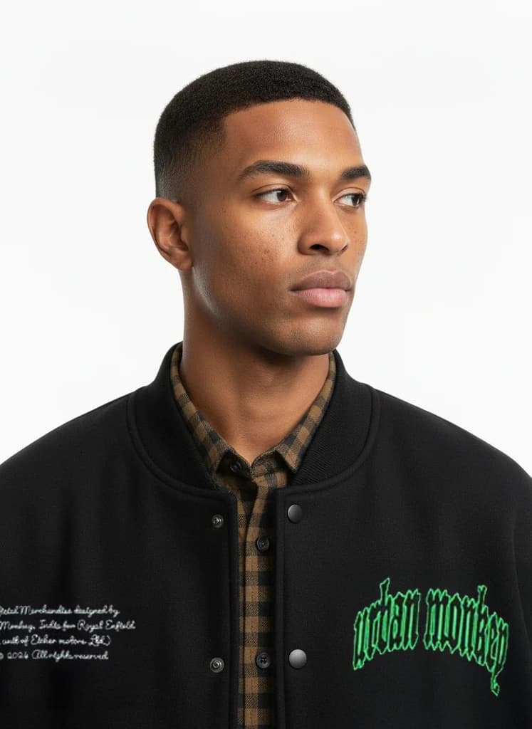 Emperor Varsity Jacket_Royal Enfield x Urban Monkey — photo 4