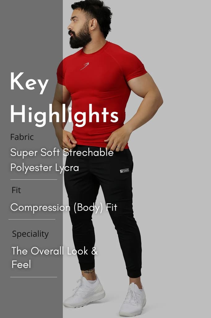 Compression T-shirt Red — photo 7