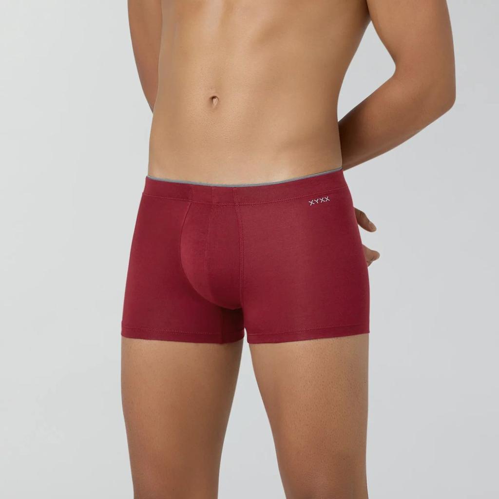 Super Combed Cotton-Modal Trunks - Bold Burgundy — photo 4