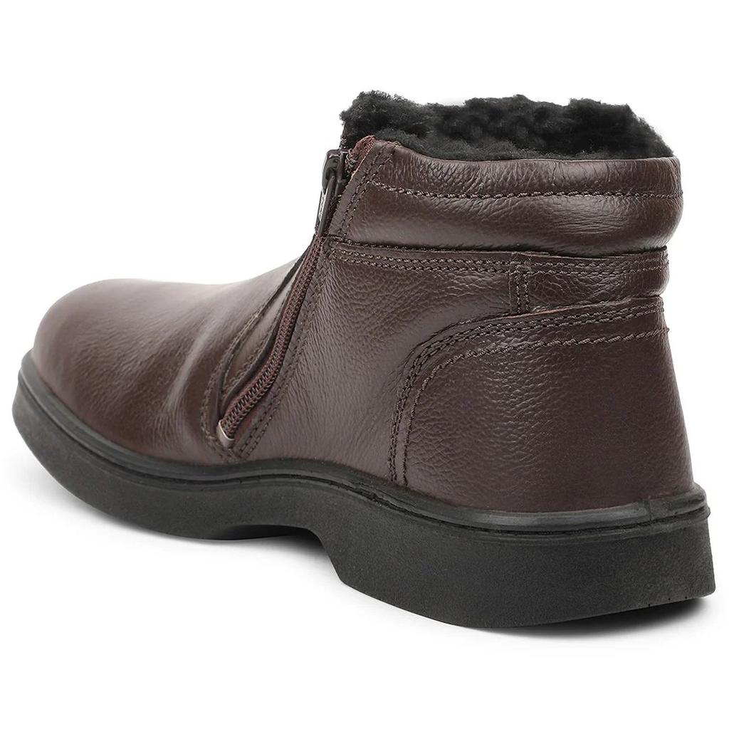 Windsor Brown Casual Non Lacing Boots For Mens 2046-133 By Liberty — photo 5