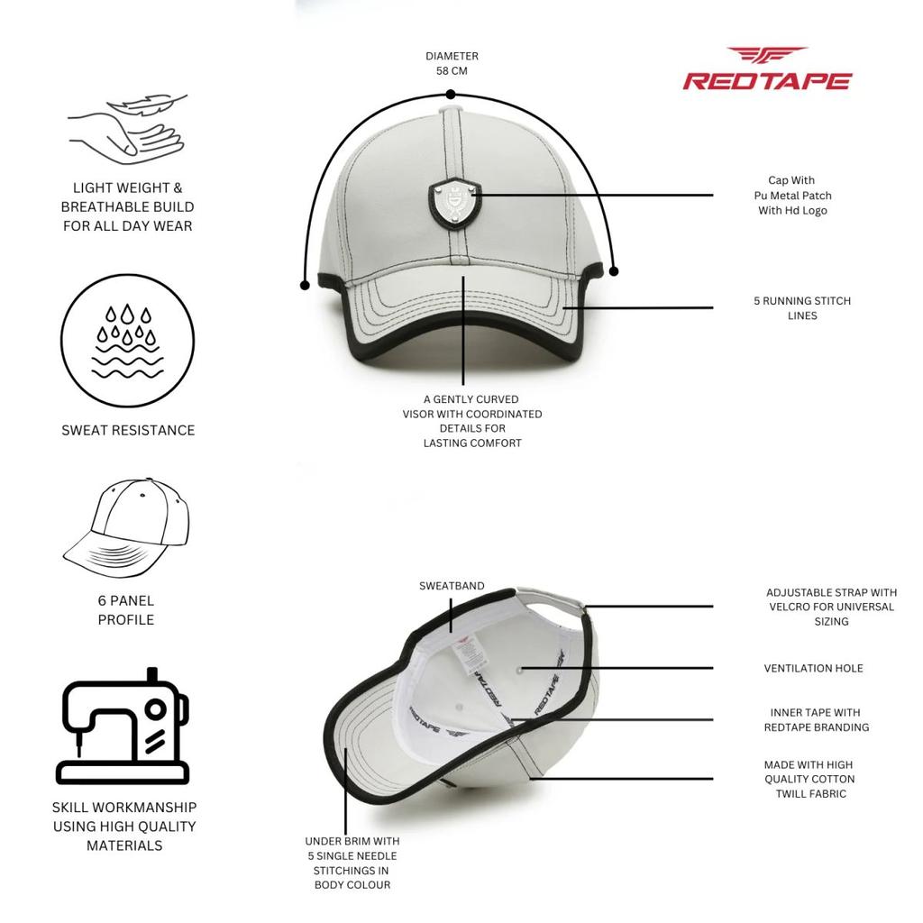 Unisex Grey Solid Cotton Twill Baseball Cap with Adjustable Strap — photo 4