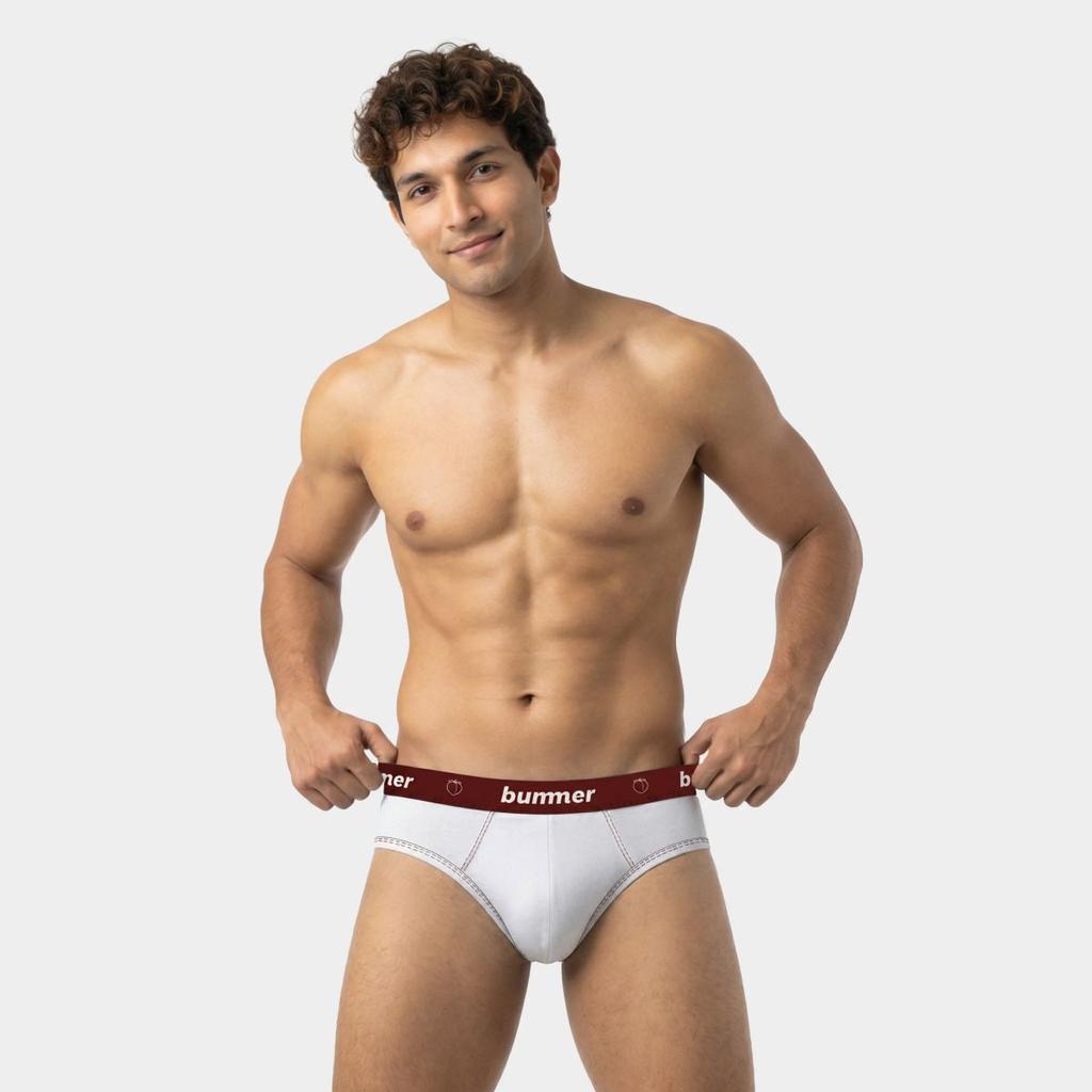 Brief & Hipster Matching Set - Blanc — photo 3
