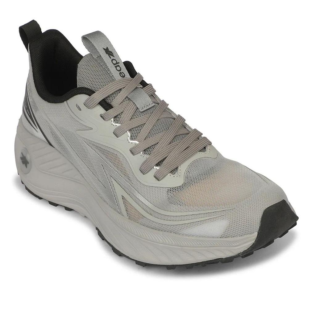 Leap7X ZQ-WFM-12 Grey Sports Walking Non Lacing Shoes for Men by Liberty
