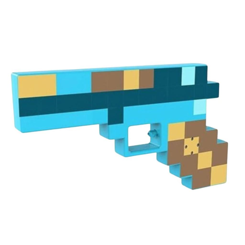 Pixel Block Toy Gun - Minecraft Inspired