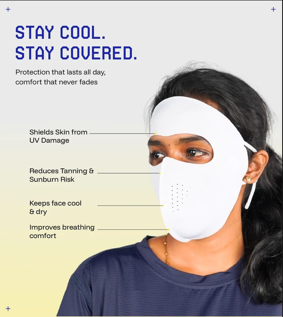 Bluetyga Sunscreen Face Guard — photo 3