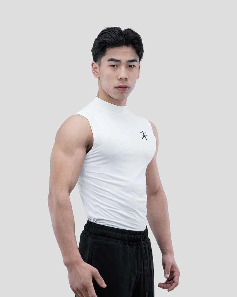 Hustle High Neck Compression Tank — photo 2