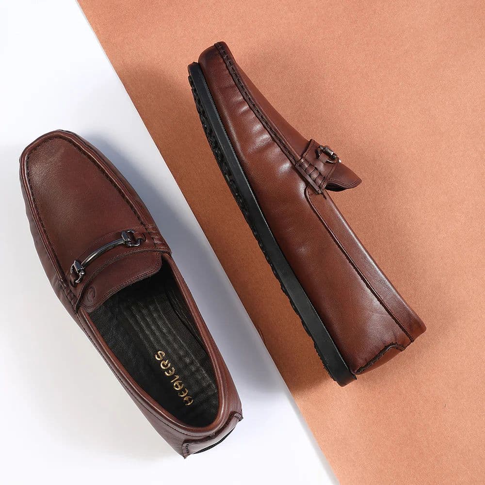 Healers Brown Casual Loafers For Men S201-01 By Liberty — photo 4