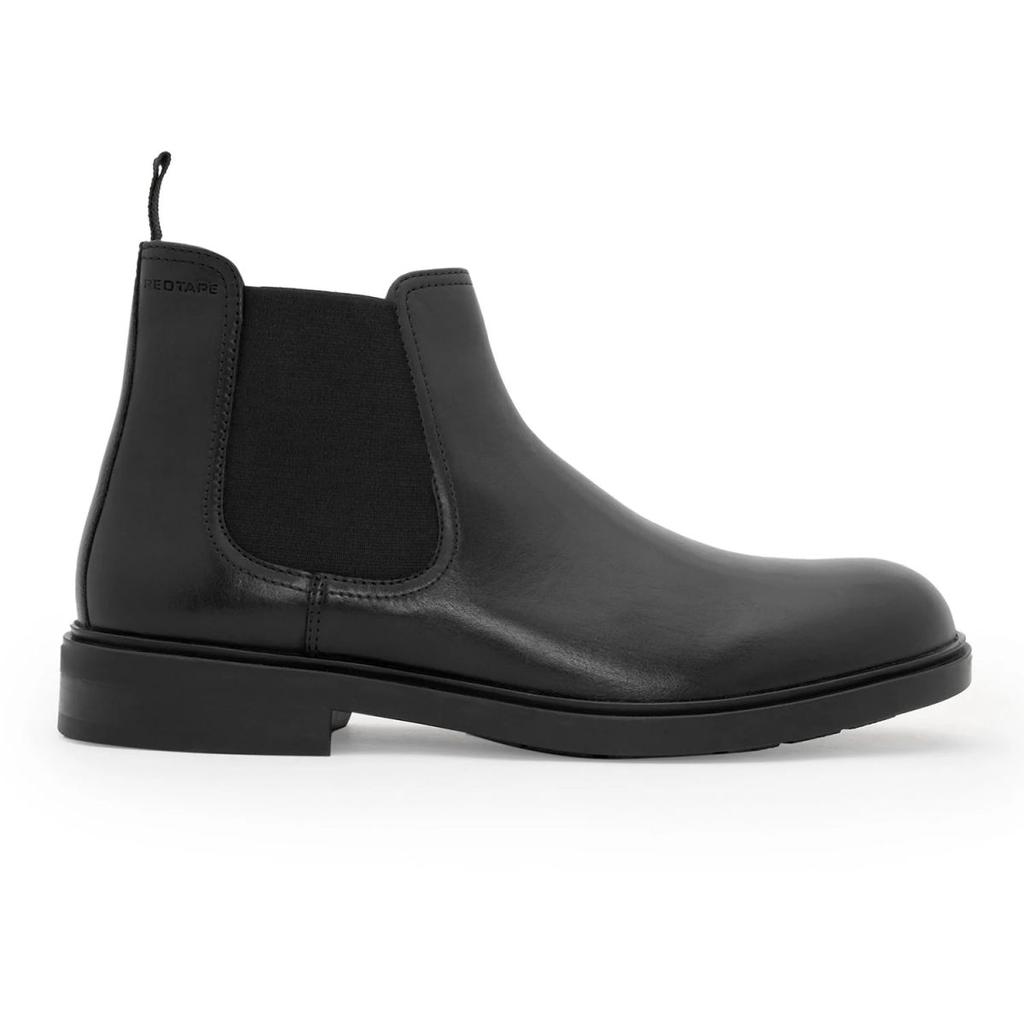 Chelsea Boots for Men in Black | Casual Leather Mid-Cut Boots — photo 2