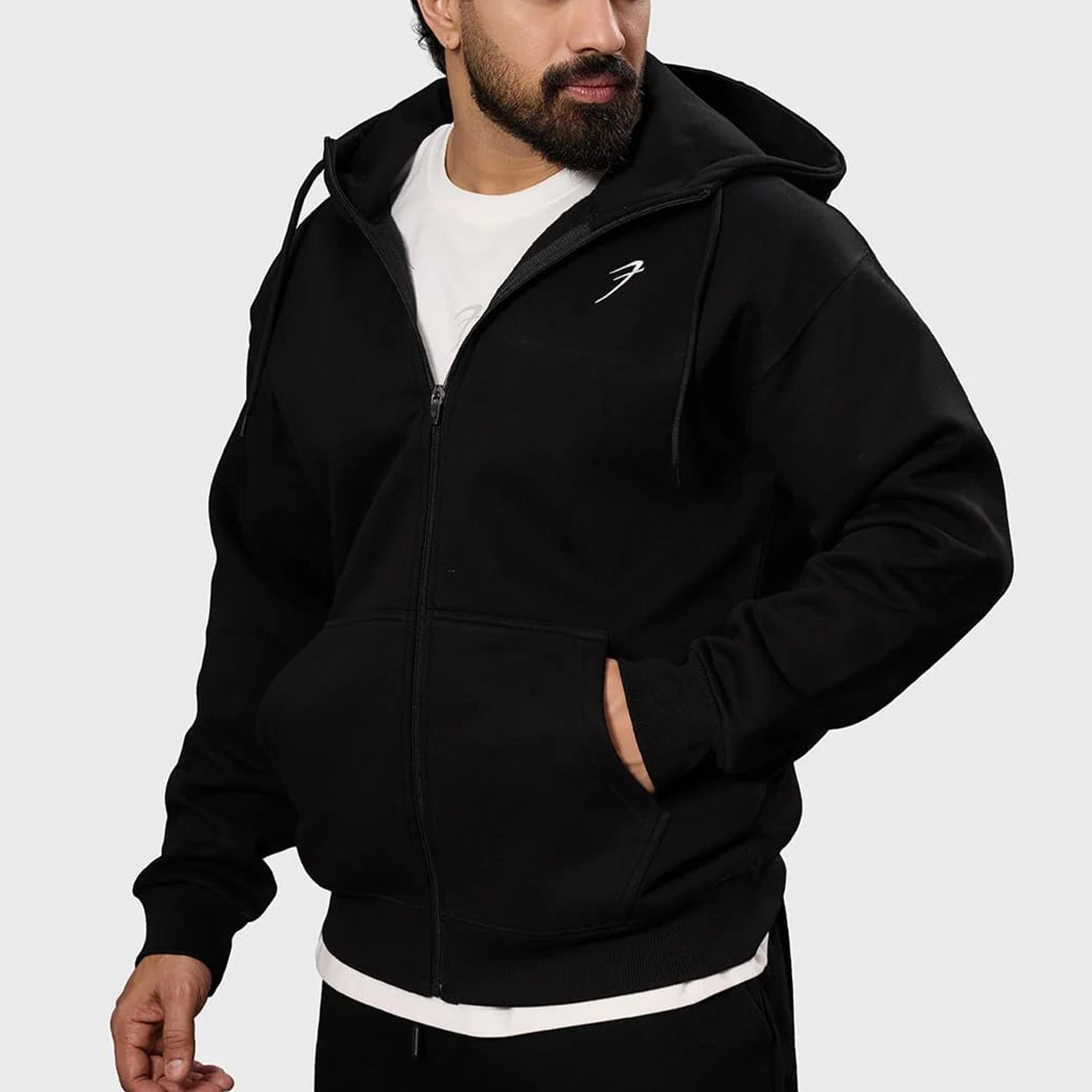 Brookline Oversized Jacket Black