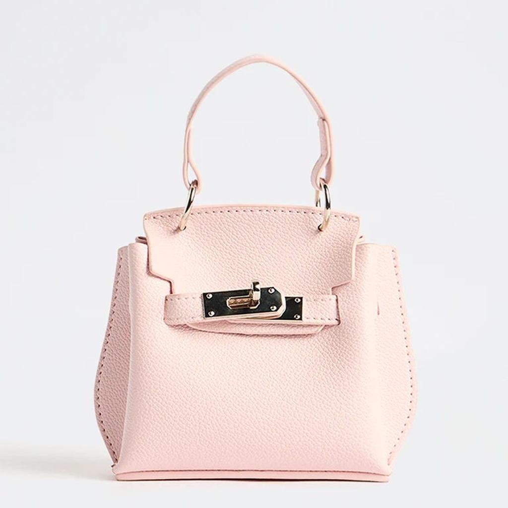 Westside Pink Textured Mini Sling Bag