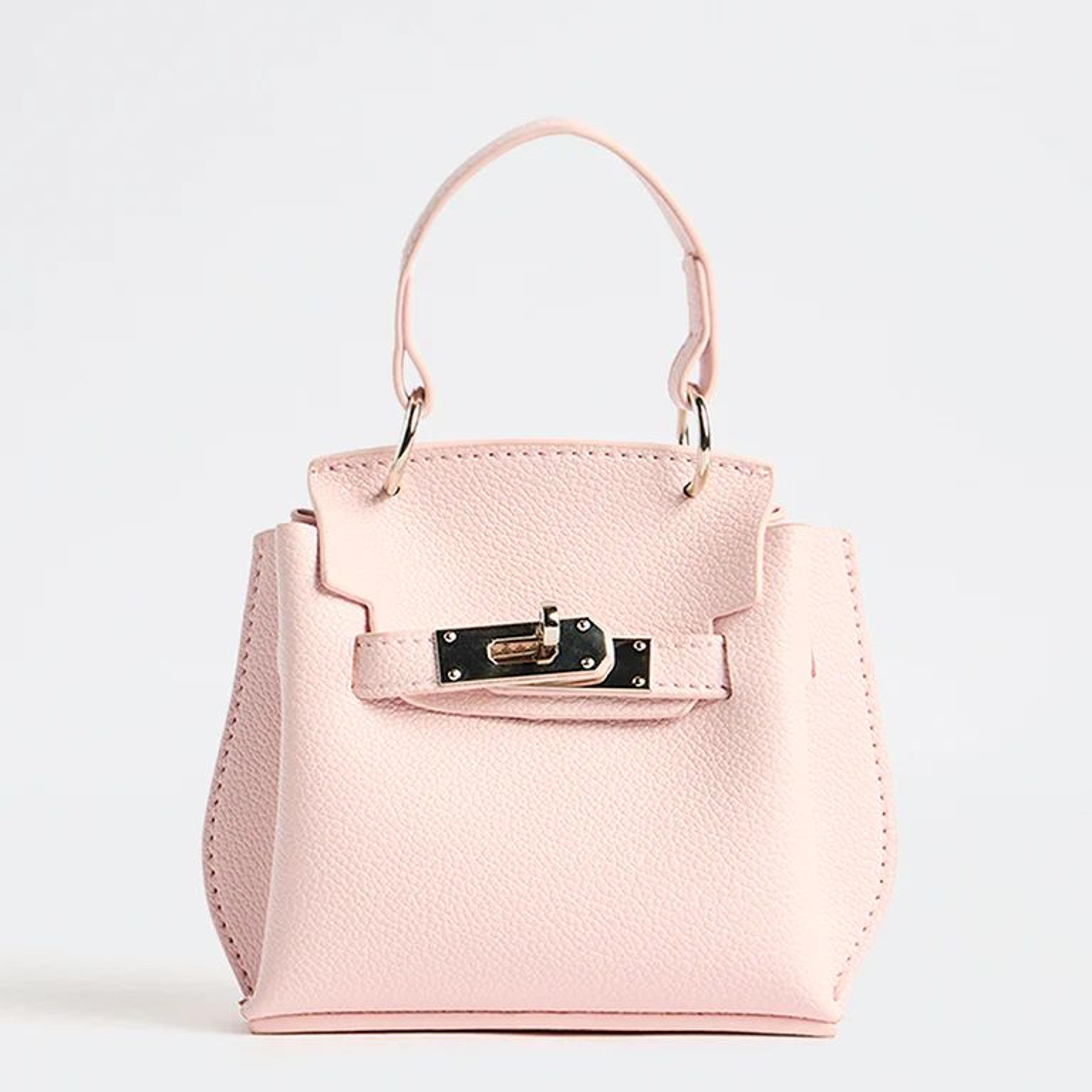Westside Pink Textured Mini Sling Bag