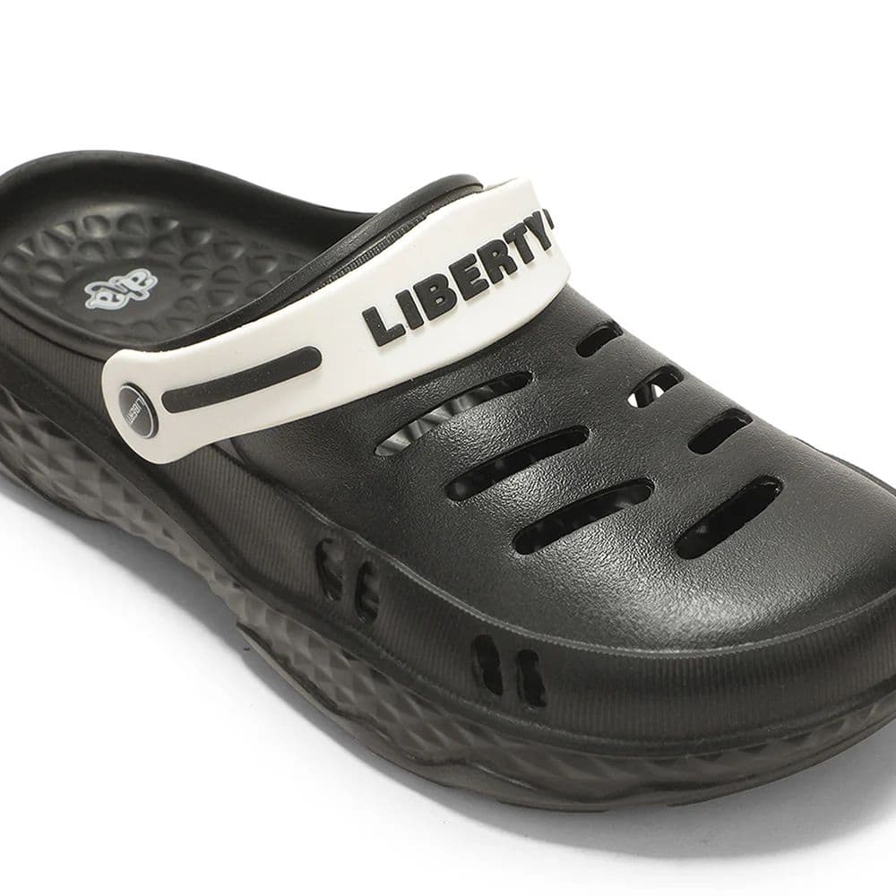 A-HA Casual Black Clogs For Men BEACHRIDEM By Liberty — photo 6