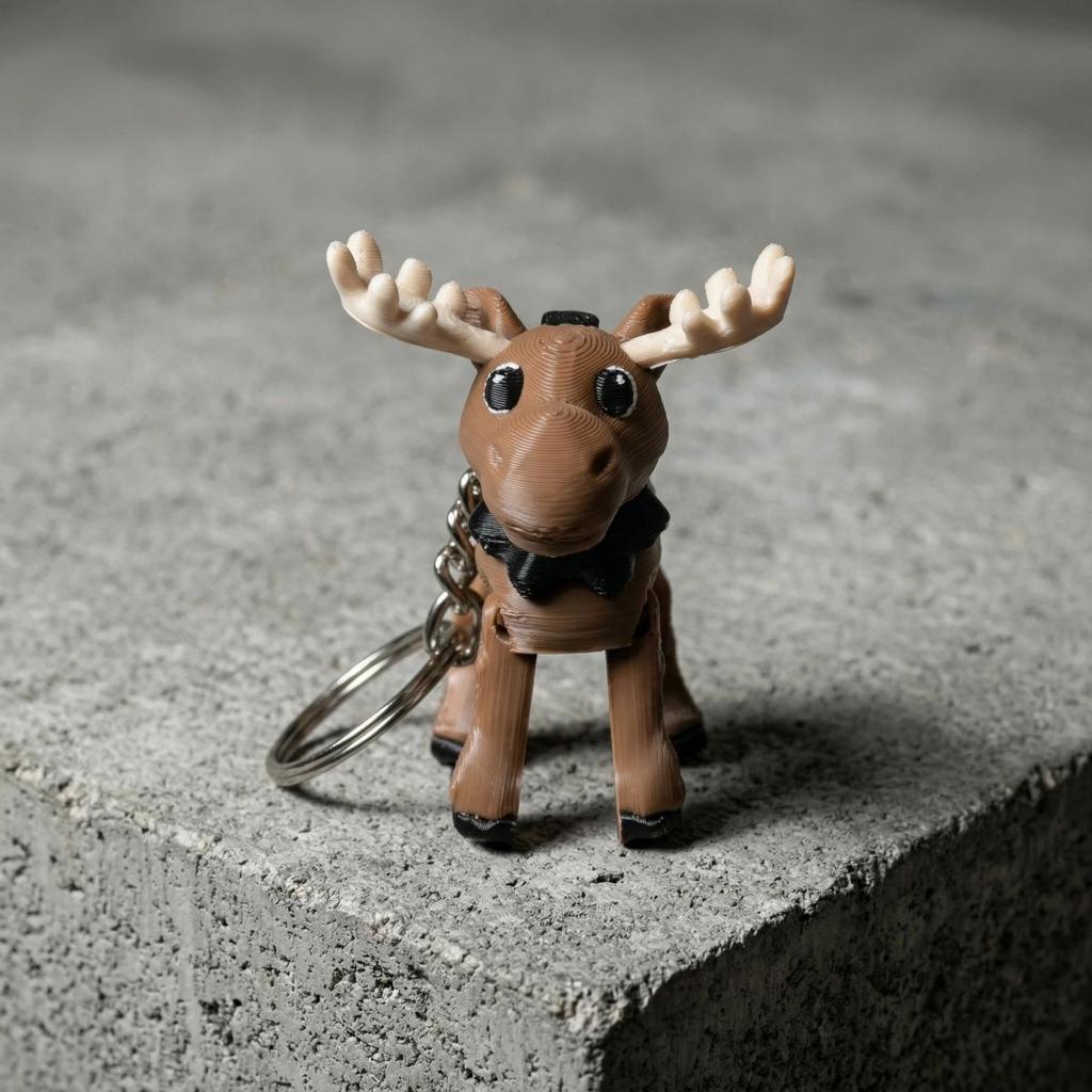 Moose Keychain