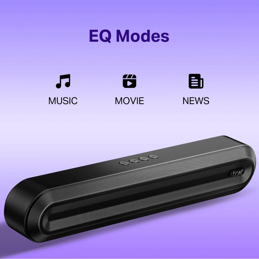 boAt Aavante 2.1 300 | Soundbar with 40W RMS, Wired Subwoofer & Multi-Connectivity