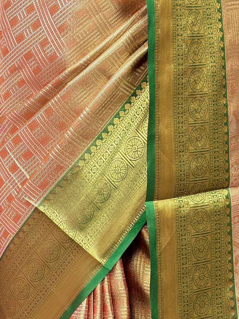 MIMOSA Women's Woven Design Kanjivaram Style Art Silk Saree with Blouse Piece - Maroon (SA00001522MRFREE) — photo 6