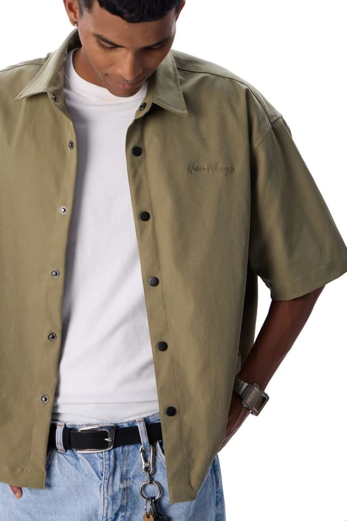 Short Sleeve Polo Shirt // Pista Green — photo 2