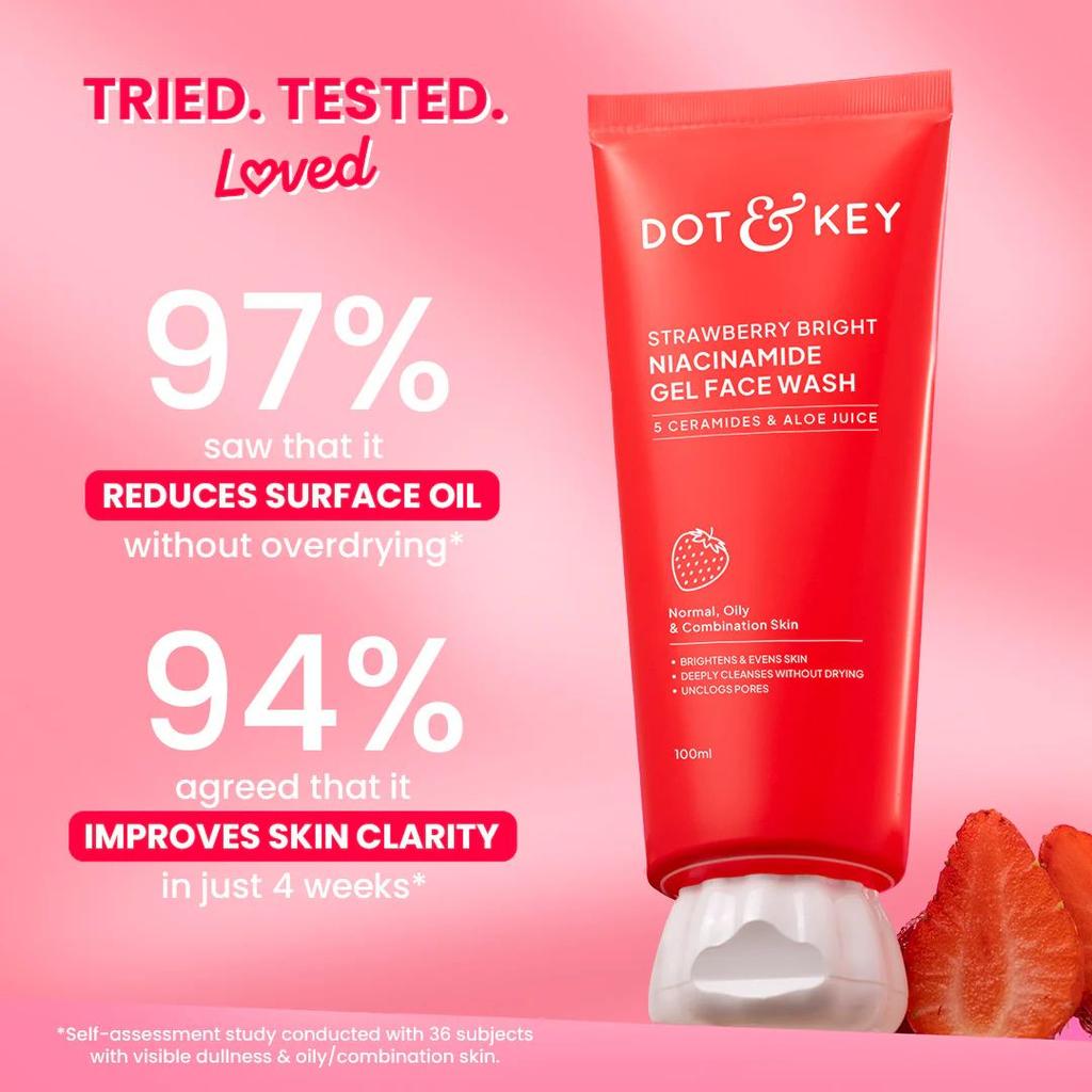 Strawberry Bright Niacinamide Gel Face Wash — photo 5