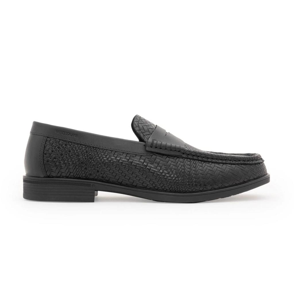 Moccasin Shoes for Men in Black | Formal Slip-On Shoes — photo 2