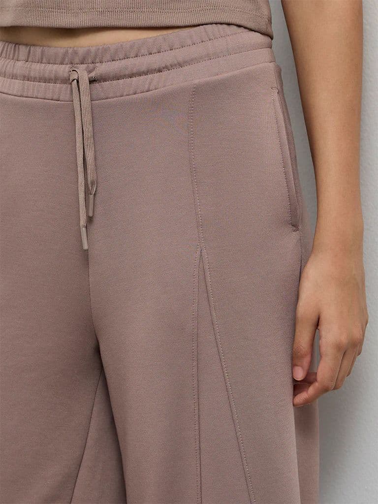 Nuoflexx Dusty Mauve High-Rise Pants — photo 3